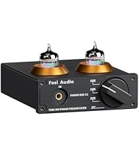 Amazon.co.jp: Fosi Audio BOX X2 プリアンプ MM ターンテーブル 6J1